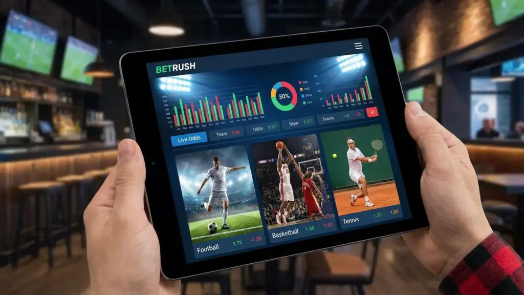 Giao diện sảnh Thể thao Sunwin hiện đại với hàng ngàn sự kiện đang diễn ra.