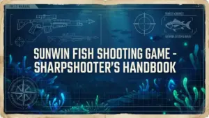 Không gian đại dương 3D siêu thực trong game Bắn cá Sunwin với rạn san hô và đàn cá bơi lội sống động.