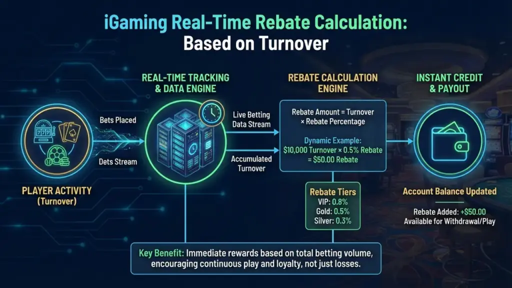Sơ đồ minh họa cơ chế hoạt động của chương trình khuyến mãi hoàn trả Sunwin theo thời gian thực
